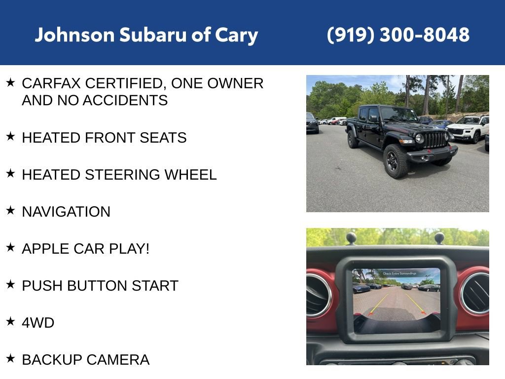 Used 2022 Jeep Gladiator Rubicon w/ Cold Weather Group AWD/4WD image 6