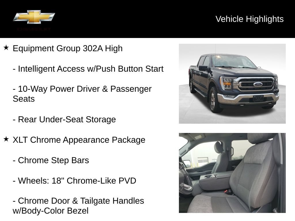 Used 2021 Ford F150 XLT w/ Equipment Group 302A High AWD/4WD image 19