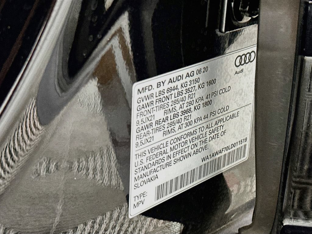 Used 2020 Audi SQ7 Premium Plus w/ S Executive Package AWD/4WD image 27