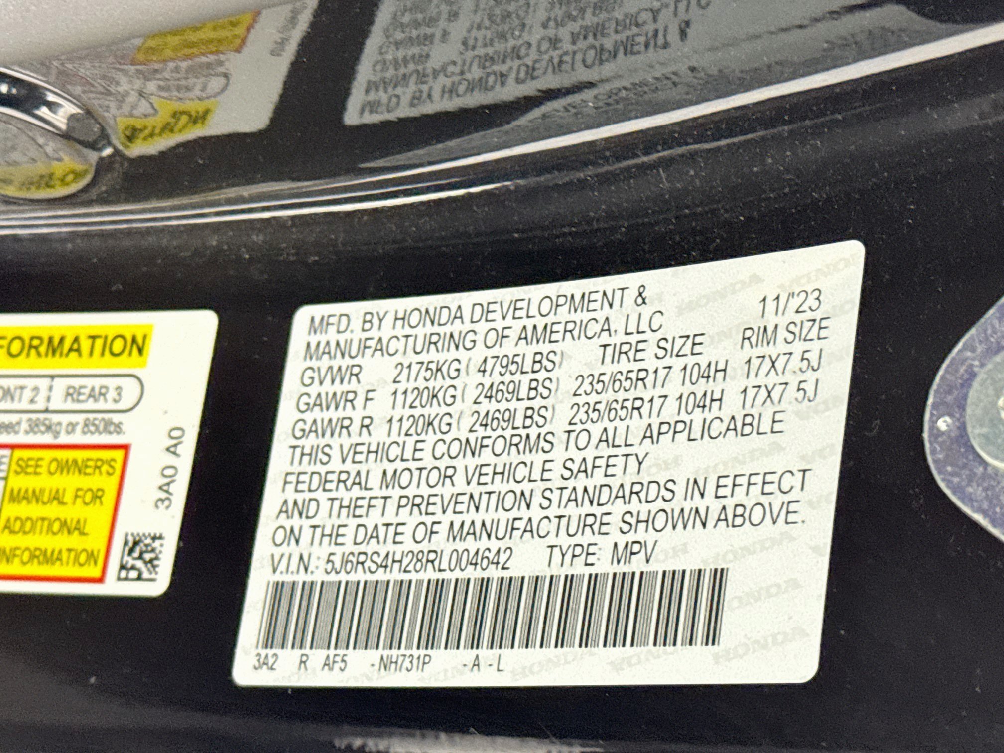 Certified 2024 Honda CR-V LX image 29