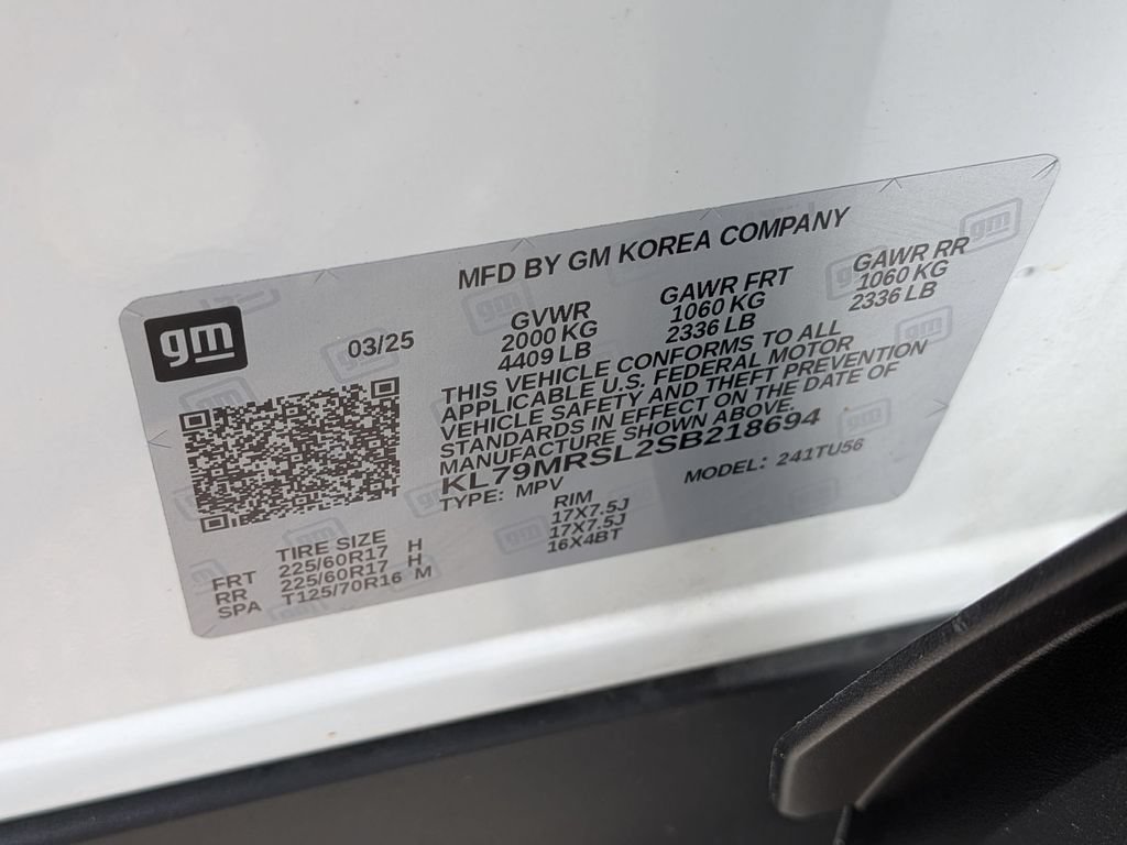 Used 2025 Chevrolet TrailBlazer LT AWD/4WD image 34