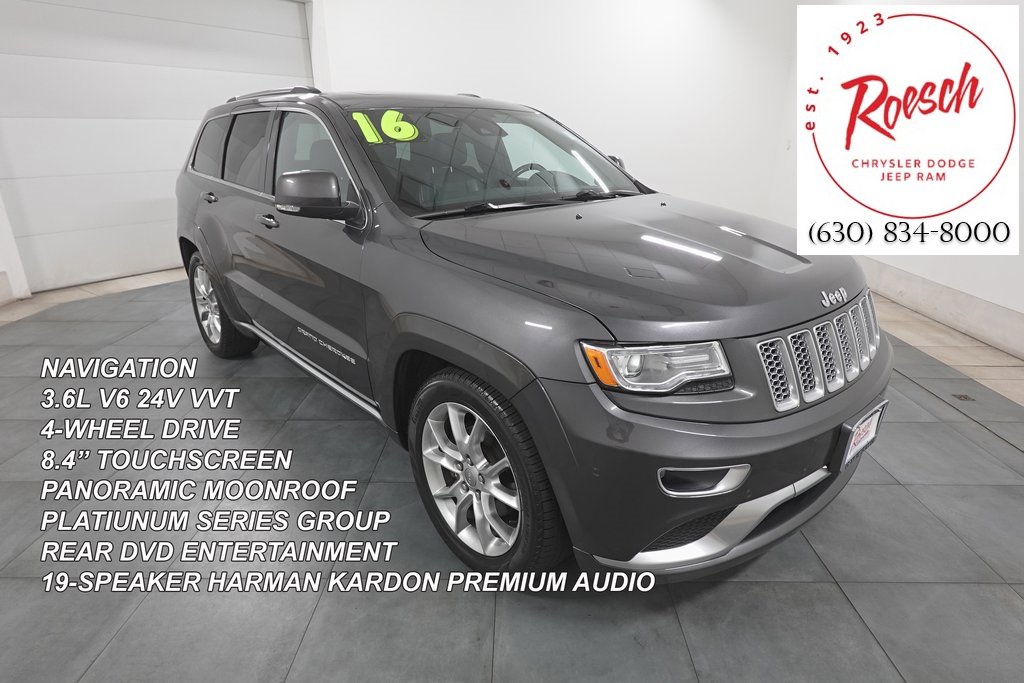 Used 2016 Jeep Grand Cherokee Summit w/ Platinum Series Group