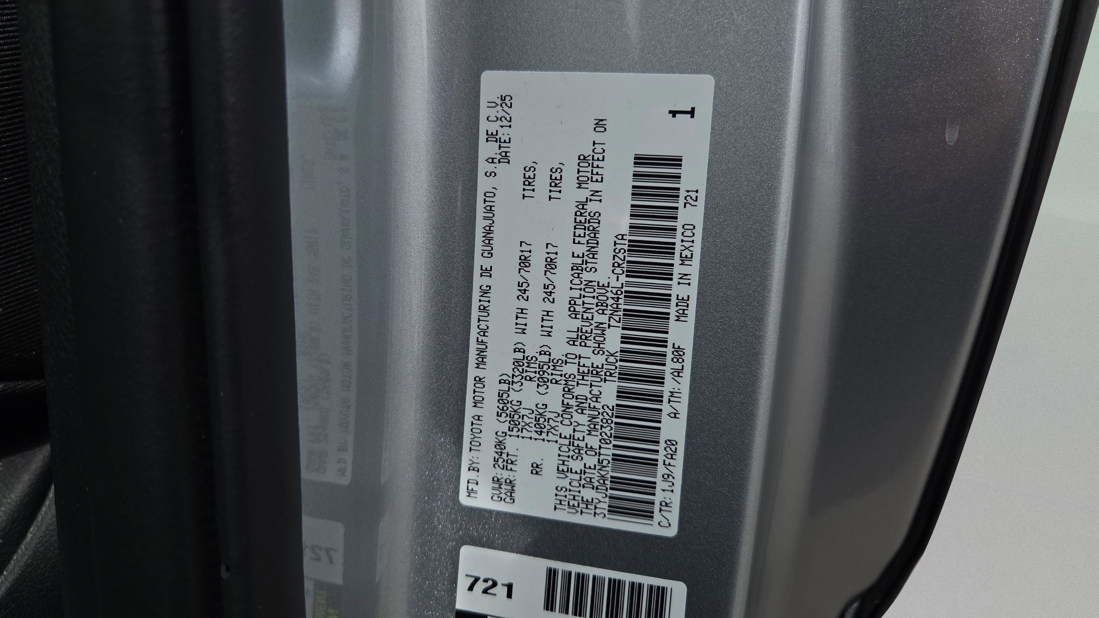 Certified 2026 Toyota Tacoma SR image 22