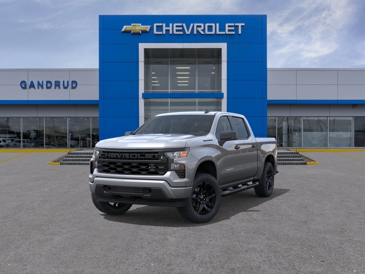New 2026 Chevrolet Silverado 1500 Custom w/ Turbomax Blackout Package AWD/4WD image 8