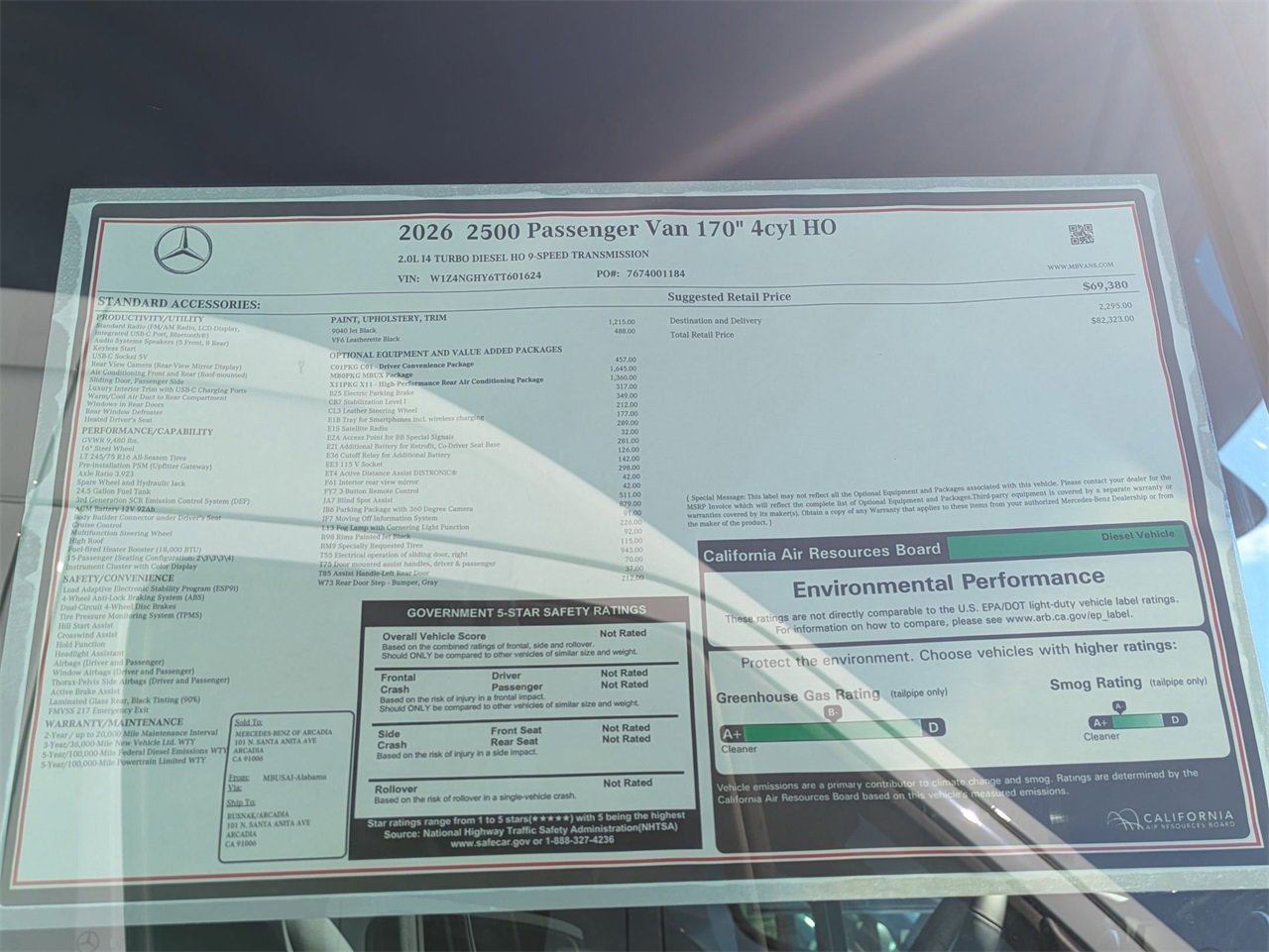 New 2026 Mercedes-Benz Sprinter 2500 image 14