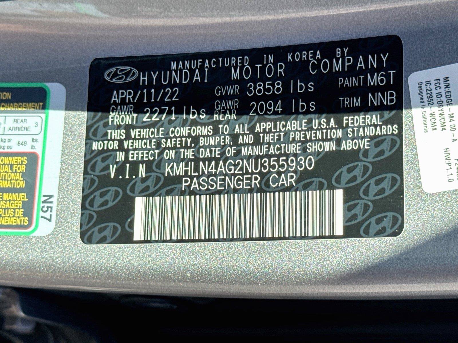 Used 2022 Hyundai Elantra SEL w/ Convenience + Premium Package FWD image 39