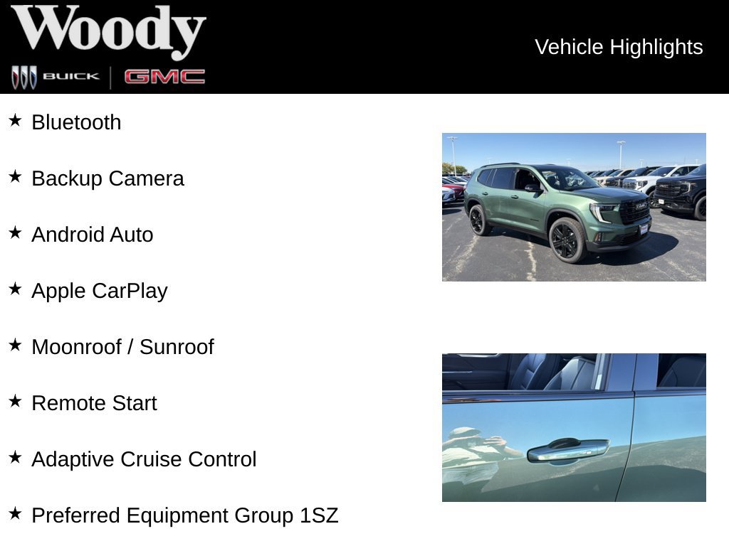 New 2027 GMC Acadia Elevation w/ Black Edition AWD/4WD image 3