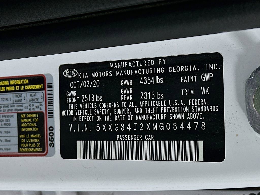 Used 2021 Kia K5 EX w/ EX Premium Package FWD image 34