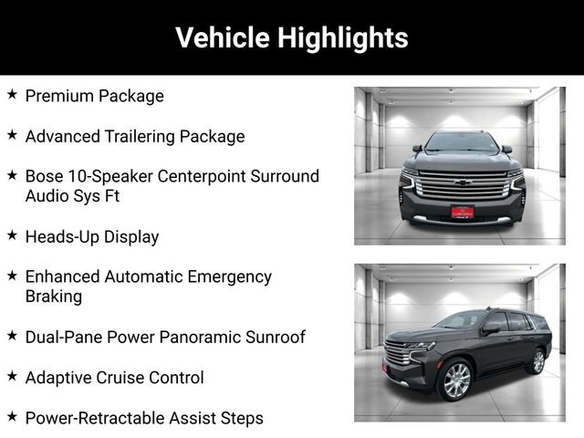 Used 2021 Chevrolet Tahoe High Country w/ Premium Package AWD/4WD video 2