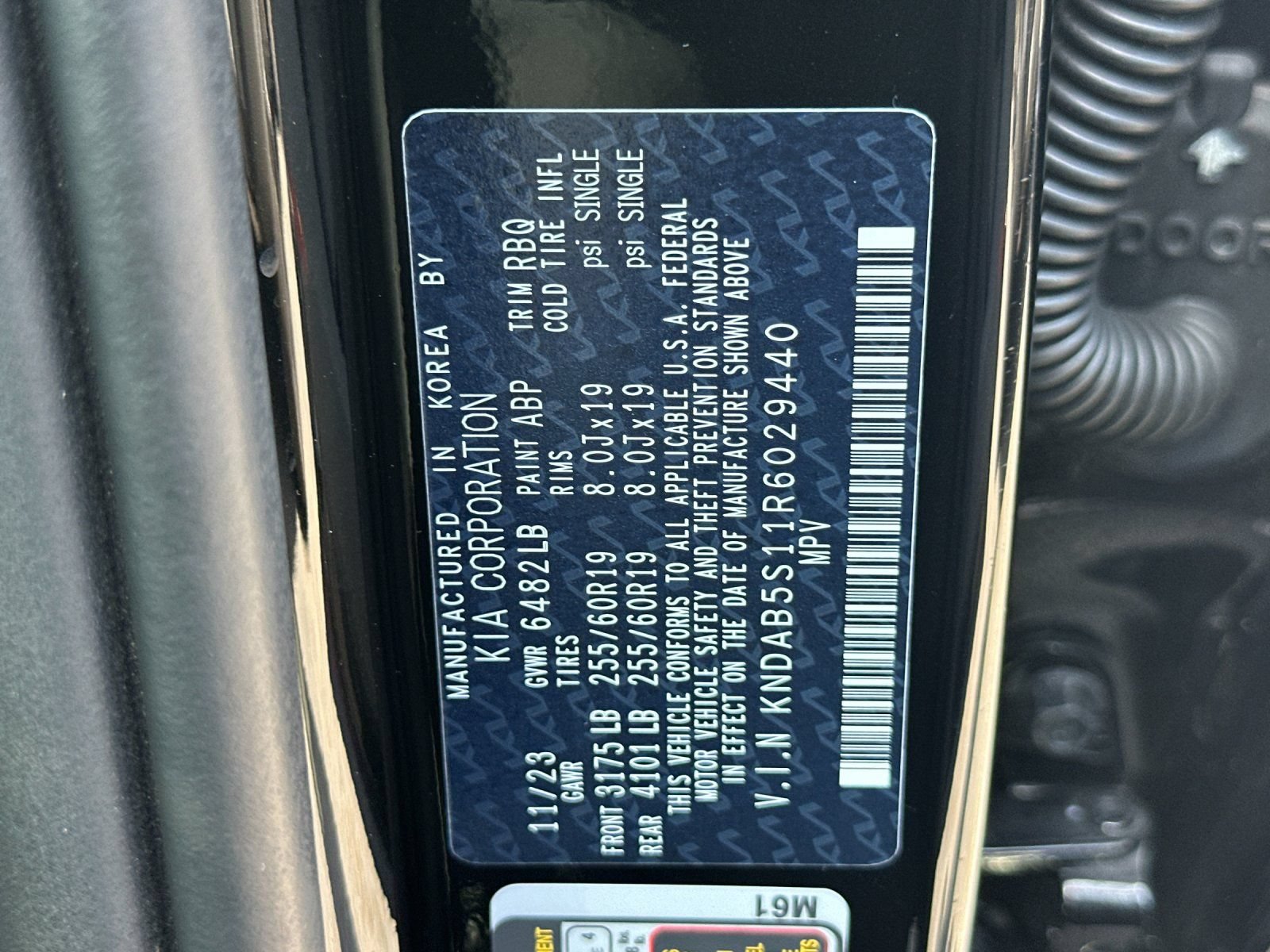 Certified 2024 Kia EV9 Light Long Range RWD image 40