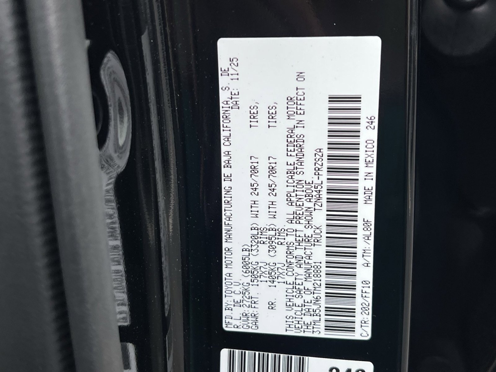 New 2026 Toyota Tacoma SR5 image 21