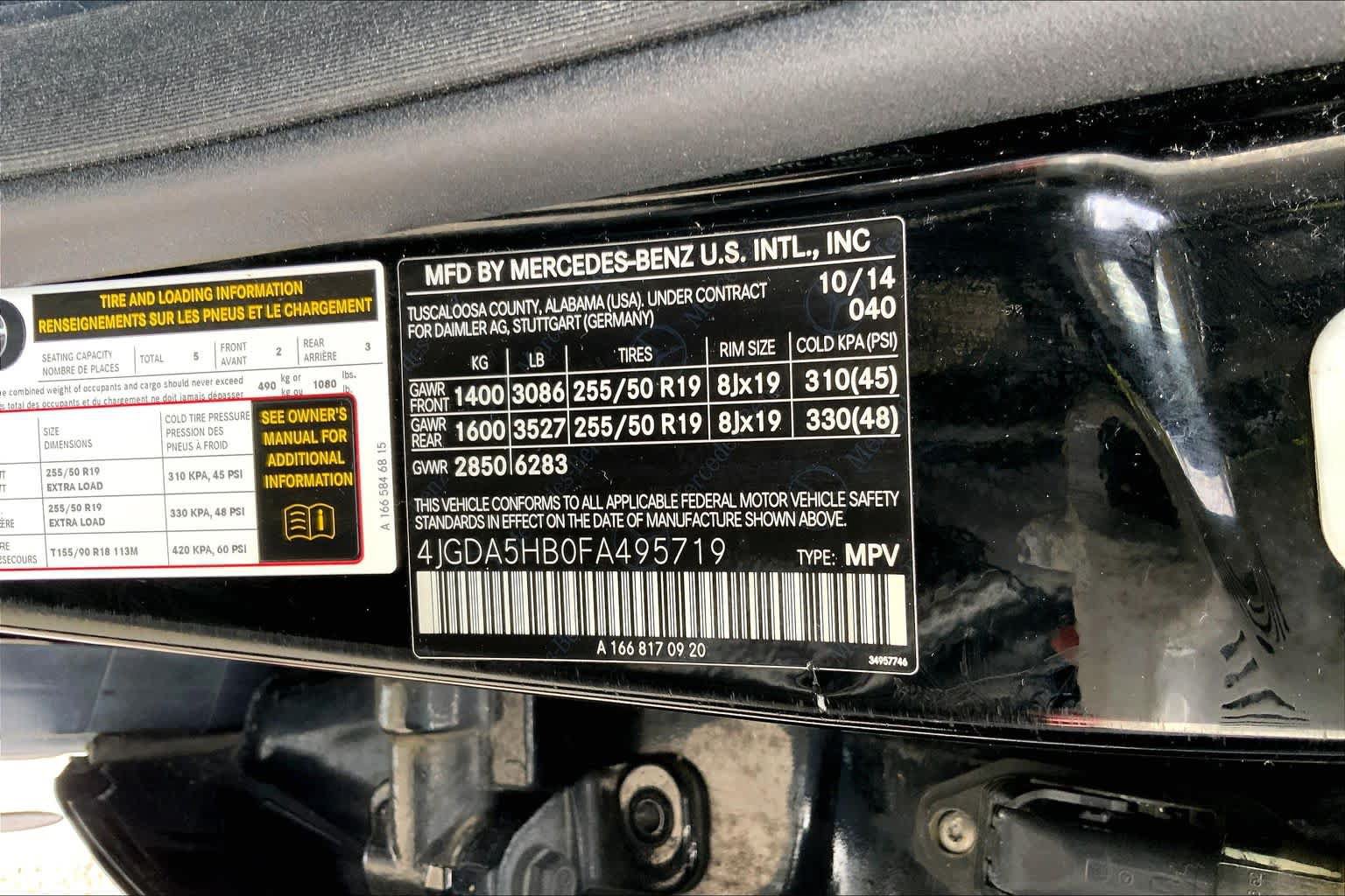 Used 2015 Mercedes-Benz ML 350 4MATIC image 37