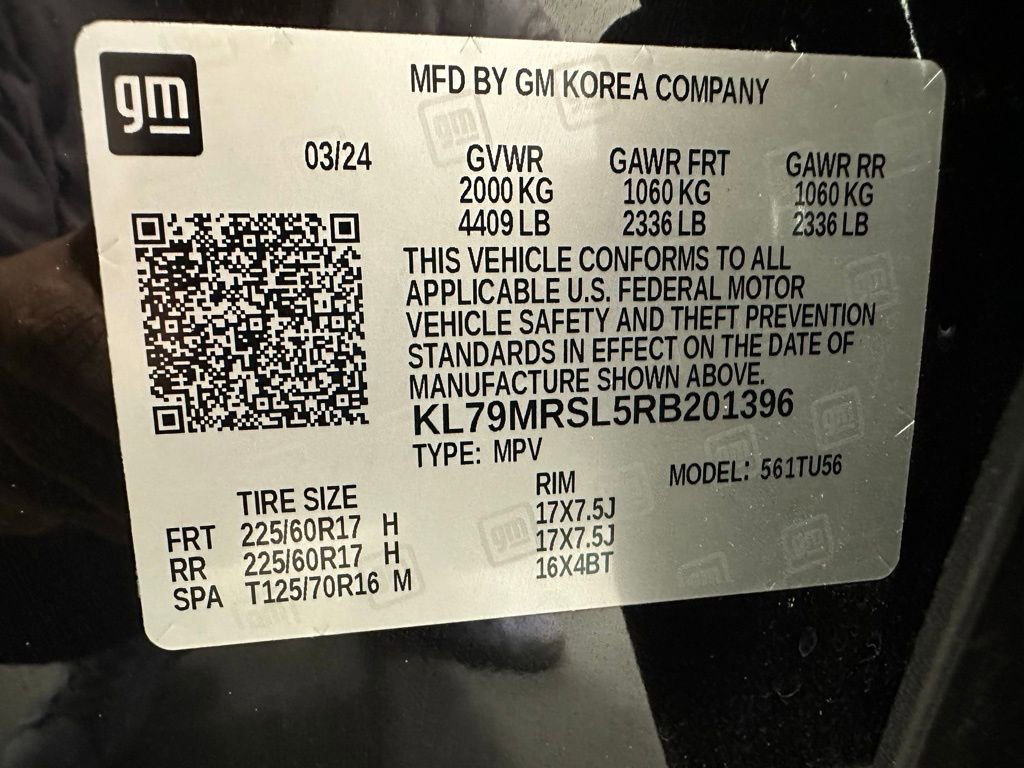 Used 2024 Chevrolet TrailBlazer LT w/ Convenience Package AWD/4WD image 11