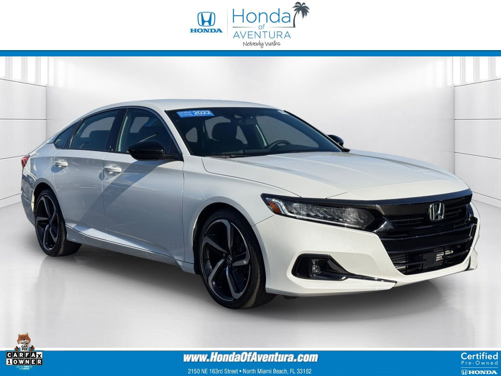 Certified 2022 Honda Accord Sport