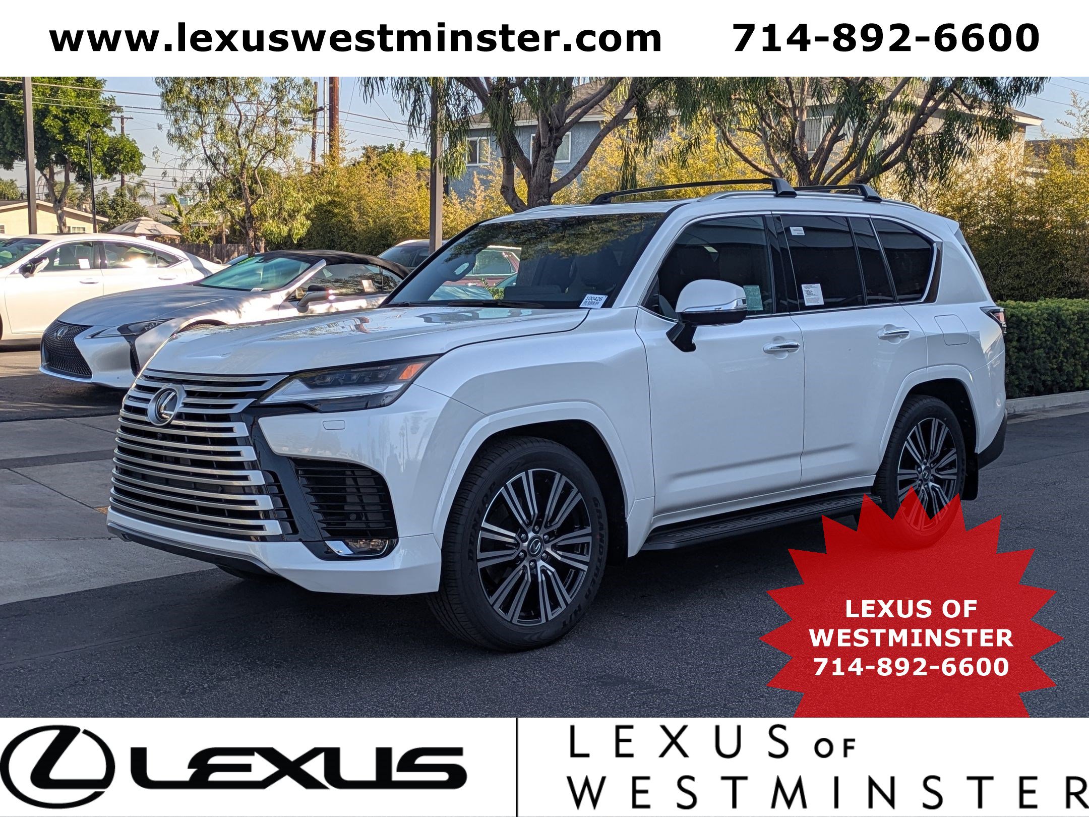 New 2025 Lexus LX 600 4WD w/ Luxury Package