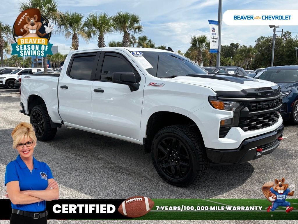 Used 2024 Chevrolet Silverado 1500 Custom Trail Boss AWD/4WD image 9