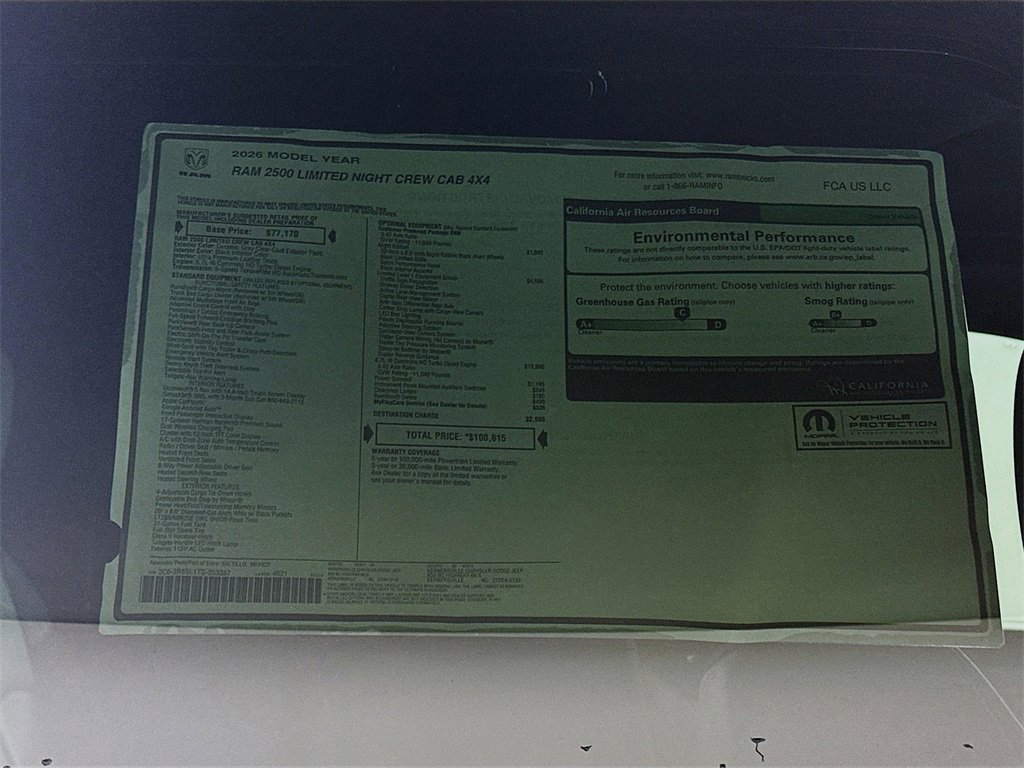 New 2026 RAM 2500 Limited image 21