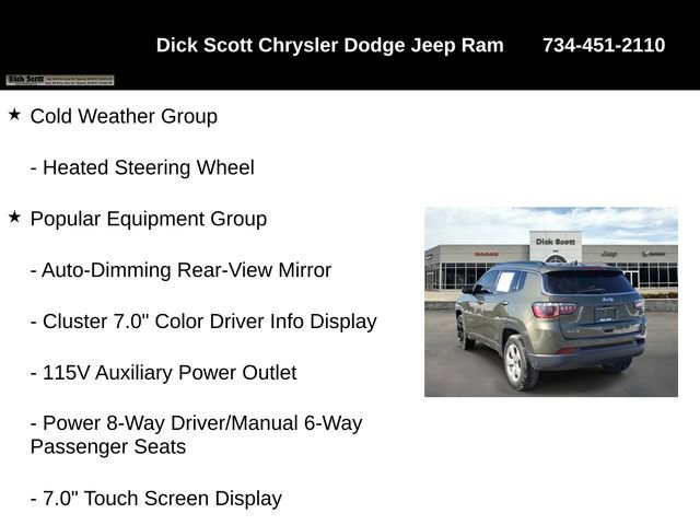 Used 2018 Jeep Compass Latitude w/ Popular Equipment Group image 25