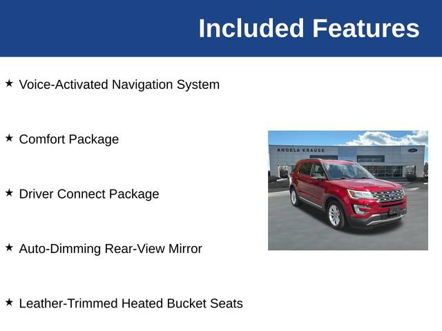 Used 2016 Ford Explorer XLT w/ Equipment Group 202A FWD image 5
