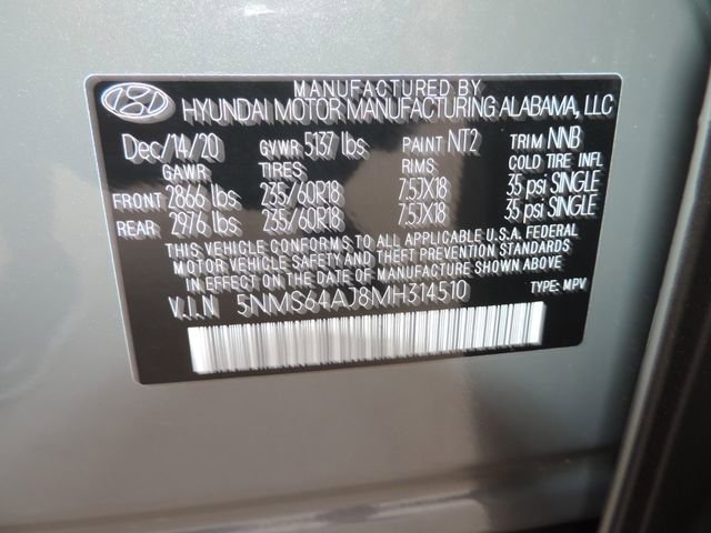 Used 2021 Hyundai Santa Fe SEL w/ Convenience Package FWD image 17
