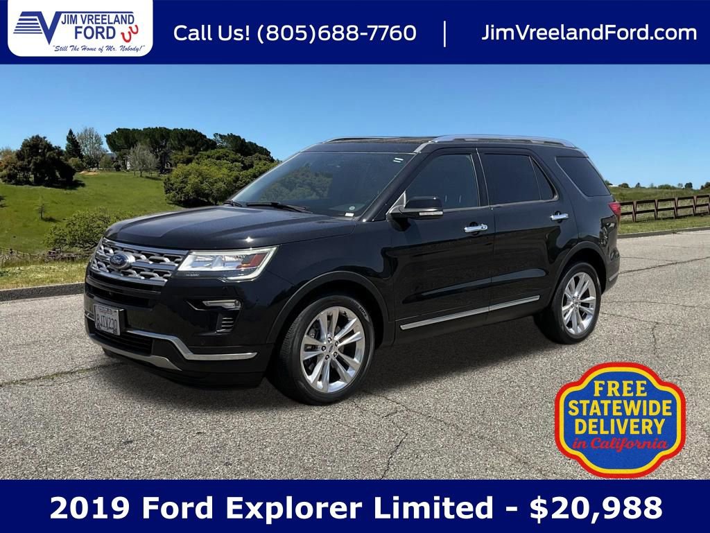 Used 2019 Ford Explorer Limited w/ Class III Trailer Tow Package