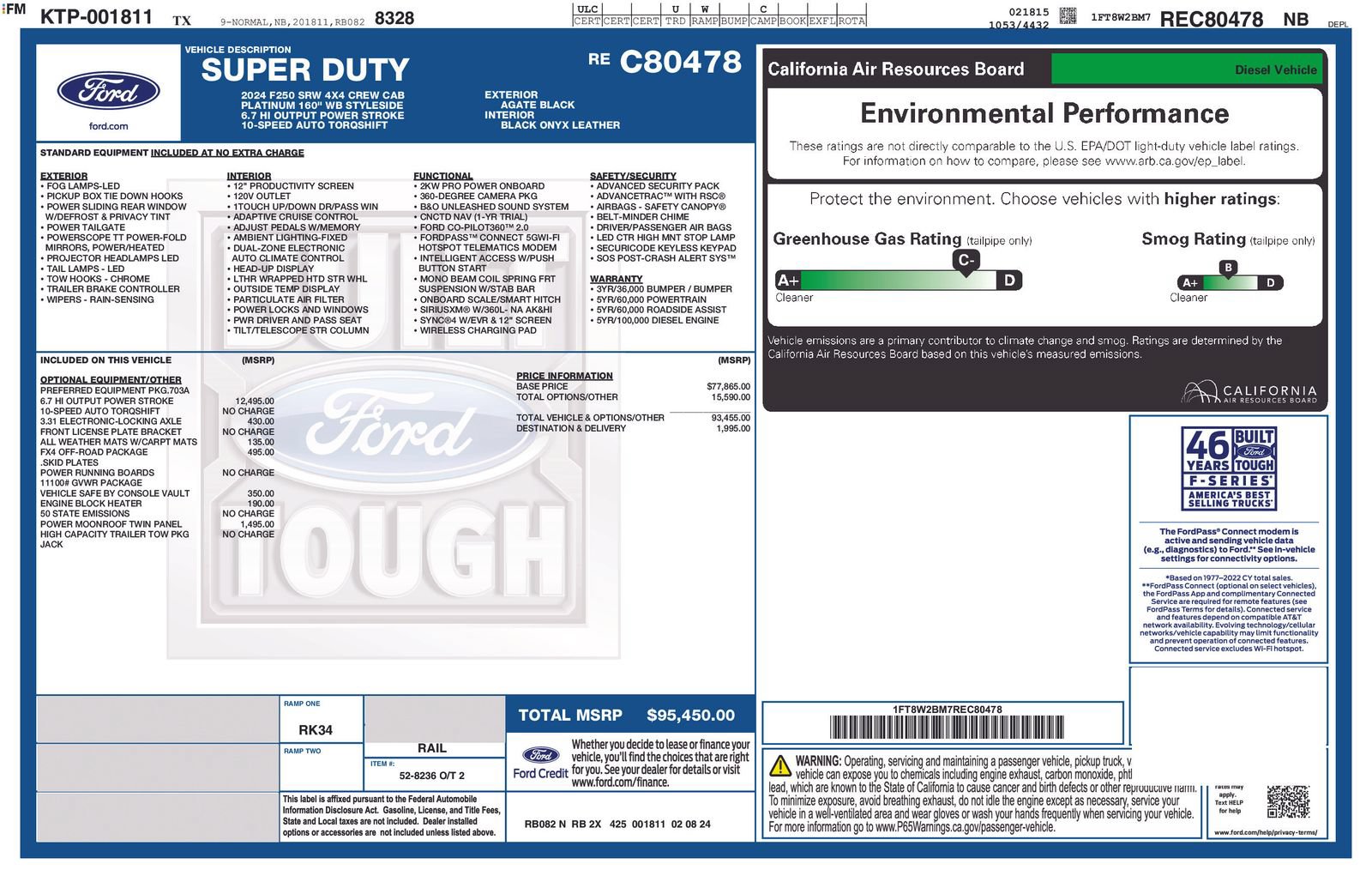 Used 2024 Ford F250 Platinum AWD/4WD image 35