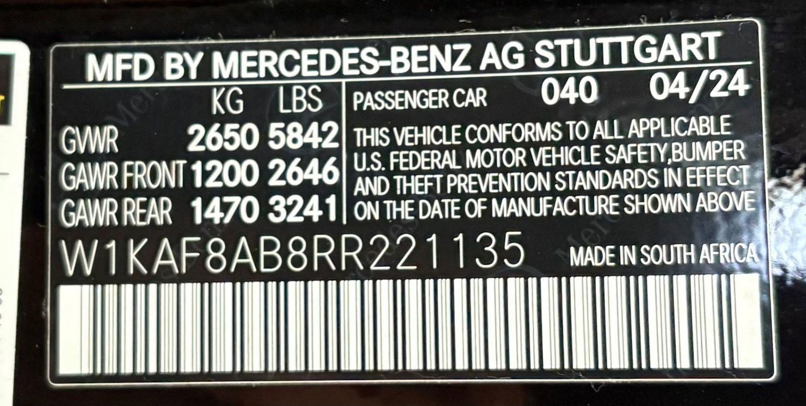 Certified 2024 Mercedes-Benz C 36 AMG S image 20