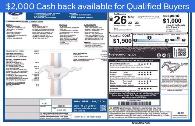 New 2026 Ford Mustang Premium image 7