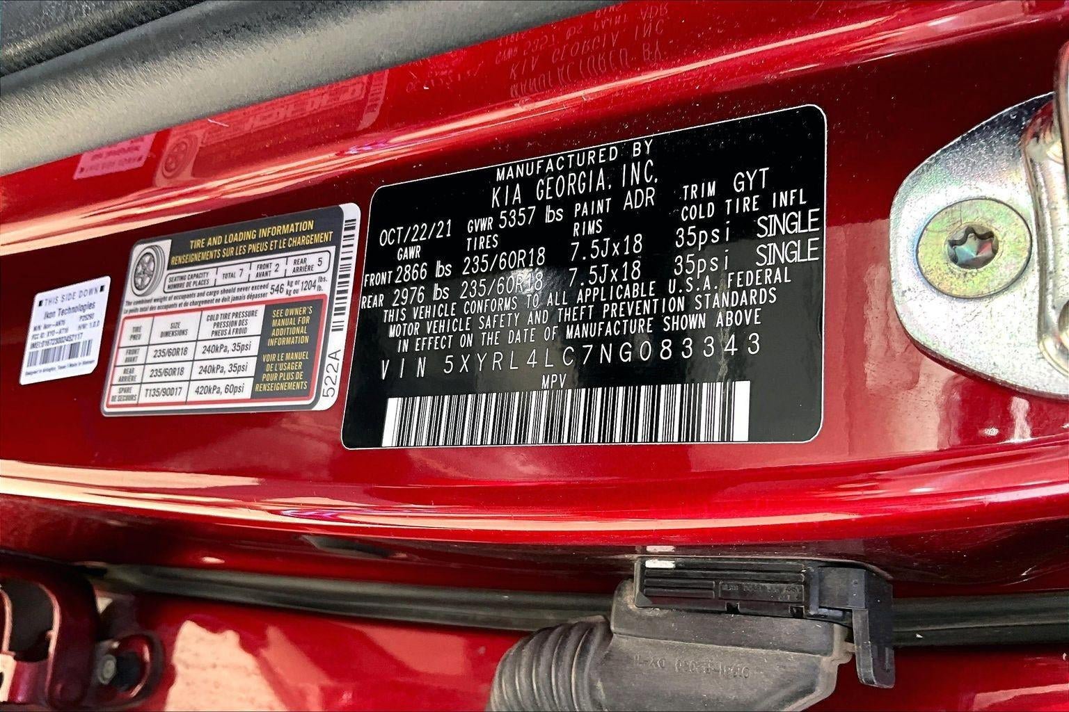 Used 2022 Kia Sorento S FWD image 18