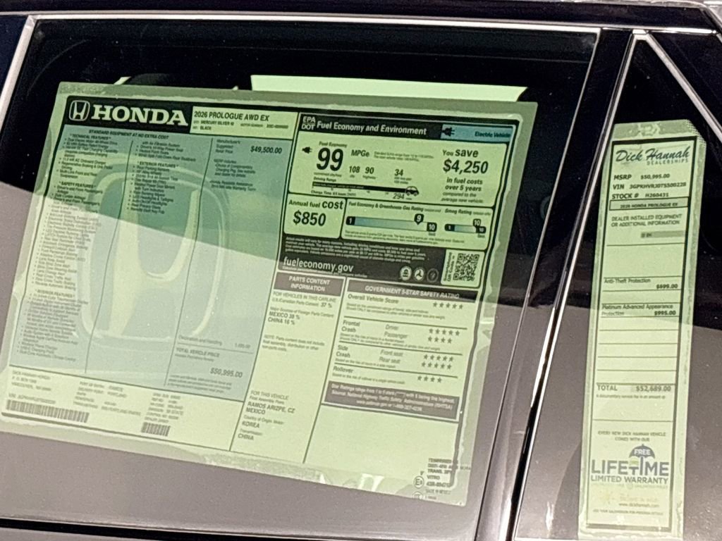 New 2026 Honda Prologue EX image 24