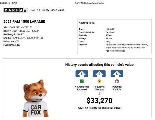 Used 2021 RAM 1500 Laramie AWD/4WD image 17