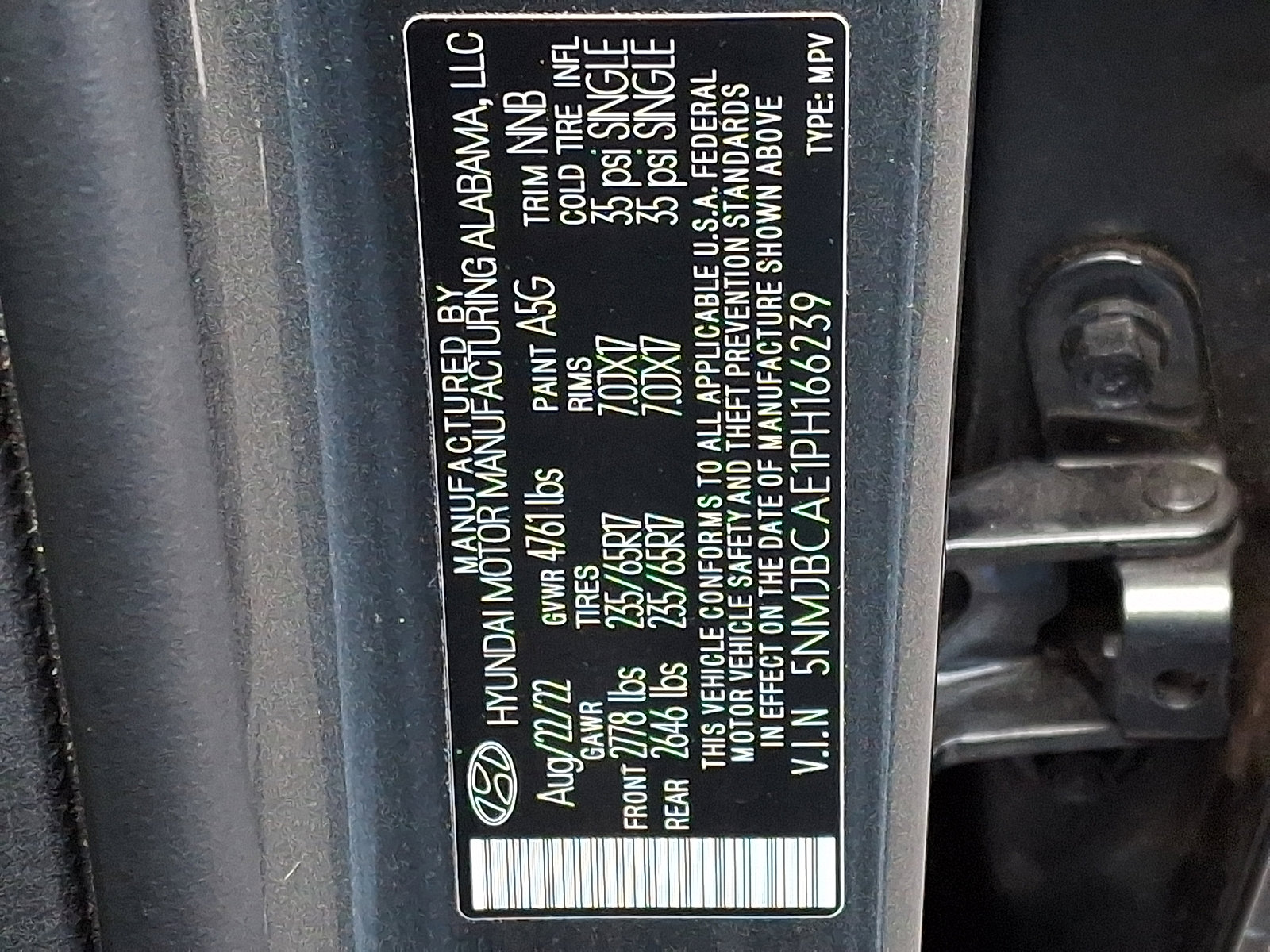 Certified 2023 Hyundai Tucson SEL w/ Cargo Package image 27