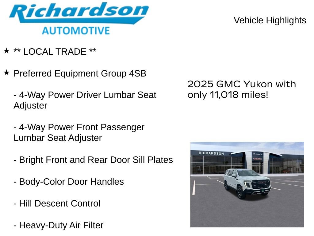 Used 2025 GMC Yukon AT4 w/ AT4 Premium Package AWD/4WD image 11