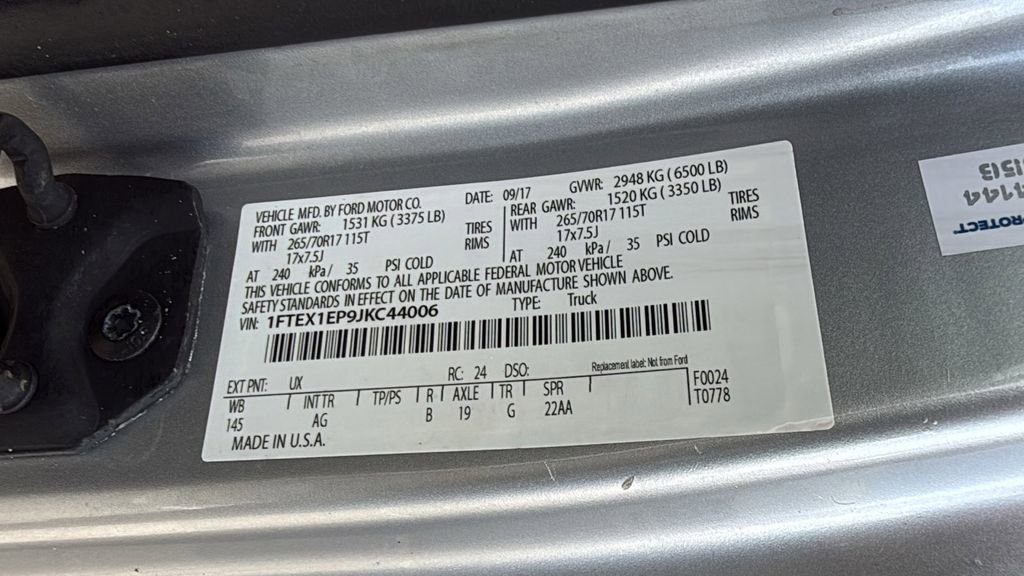 Used 2018 Ford F150 XL w/ Equipment Group 101A Mid AWD/4WD image 39