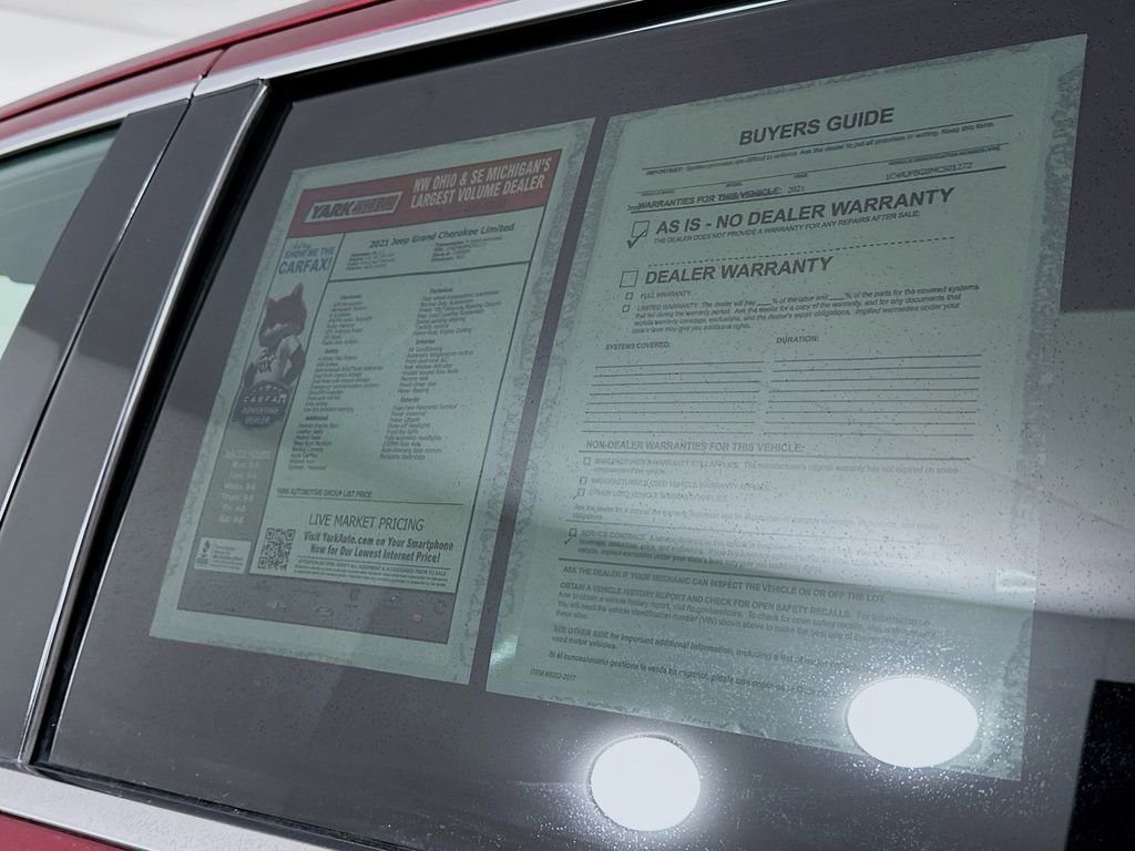 Certified 2021 Jeep Grand Cherokee Limited w/ Luxury Group II image 14