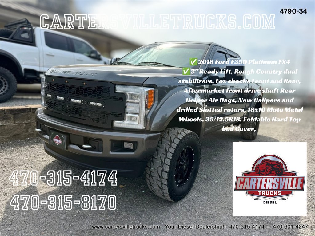 Used 2018 Ford F350 Platinum w/ Platinum Ultimate Package