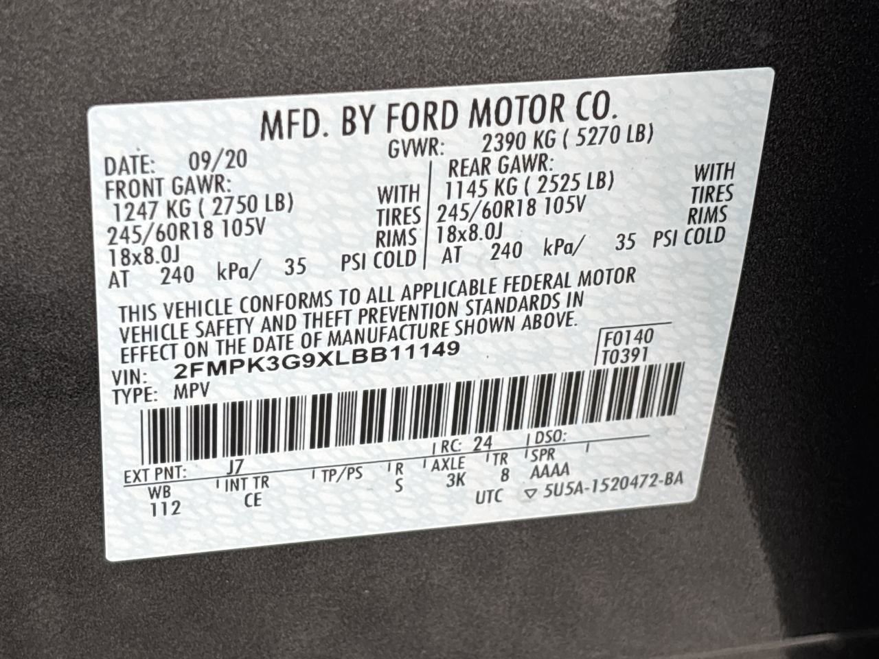 Used 2020 Ford Edge SE image 32