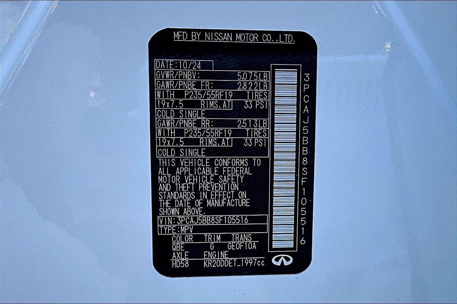 New 2025 INFINITI QX50 Luxe image 23