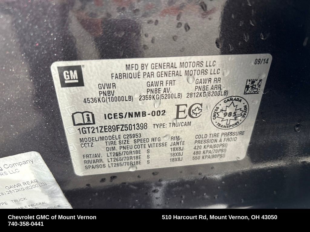 Used 2015 GMC Sierra 2500 SLT image 24