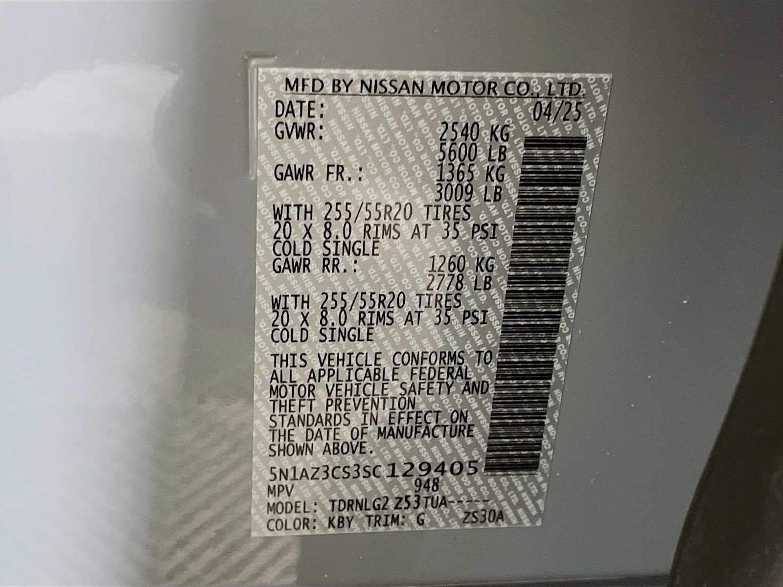 Used 2025 Nissan Murano SL w/ Cargo Package image 31