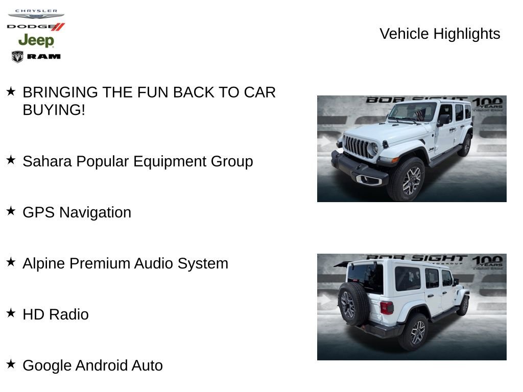 New 2025 Jeep Wrangler Sahara image 2