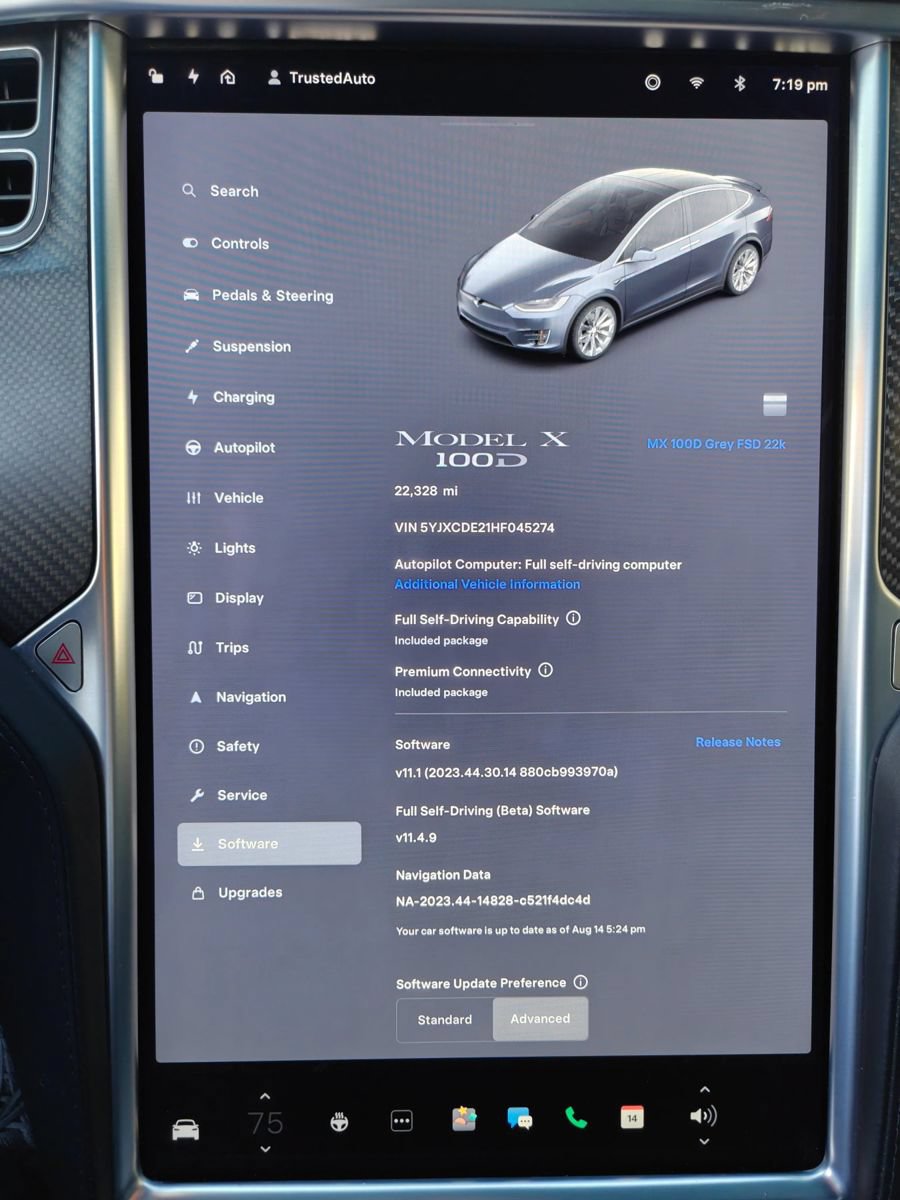 Used 2017 Tesla Model X 100D AWD/4WD image 25