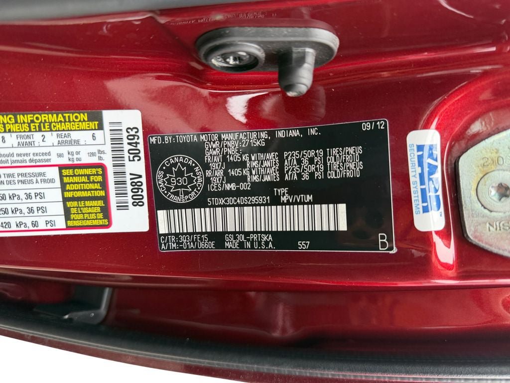 Used 2013 Toyota Sienna SE FWD image 36