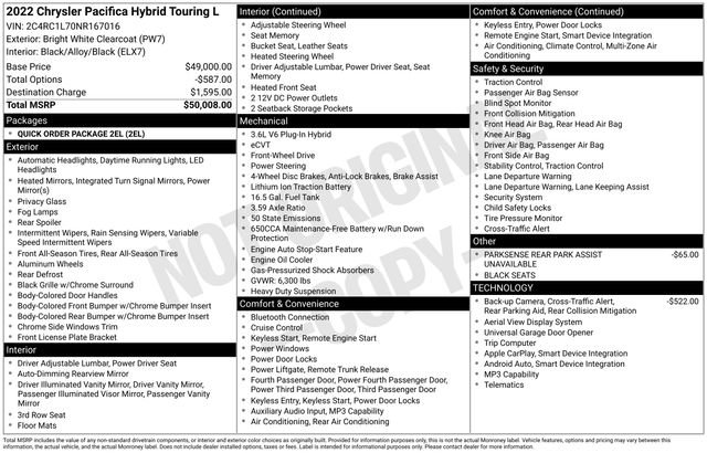 Used 2022 Chrysler Pacifica Touring-L FWD image 29