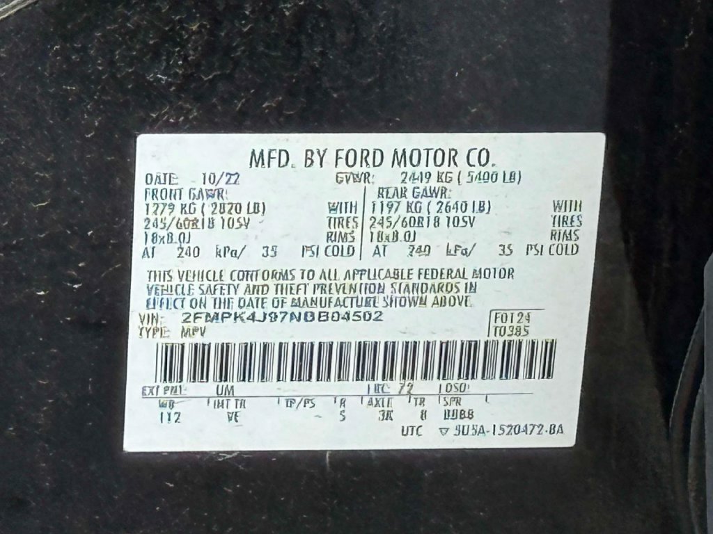 Used 2022 Ford Edge SEL AWD/4WD image 16