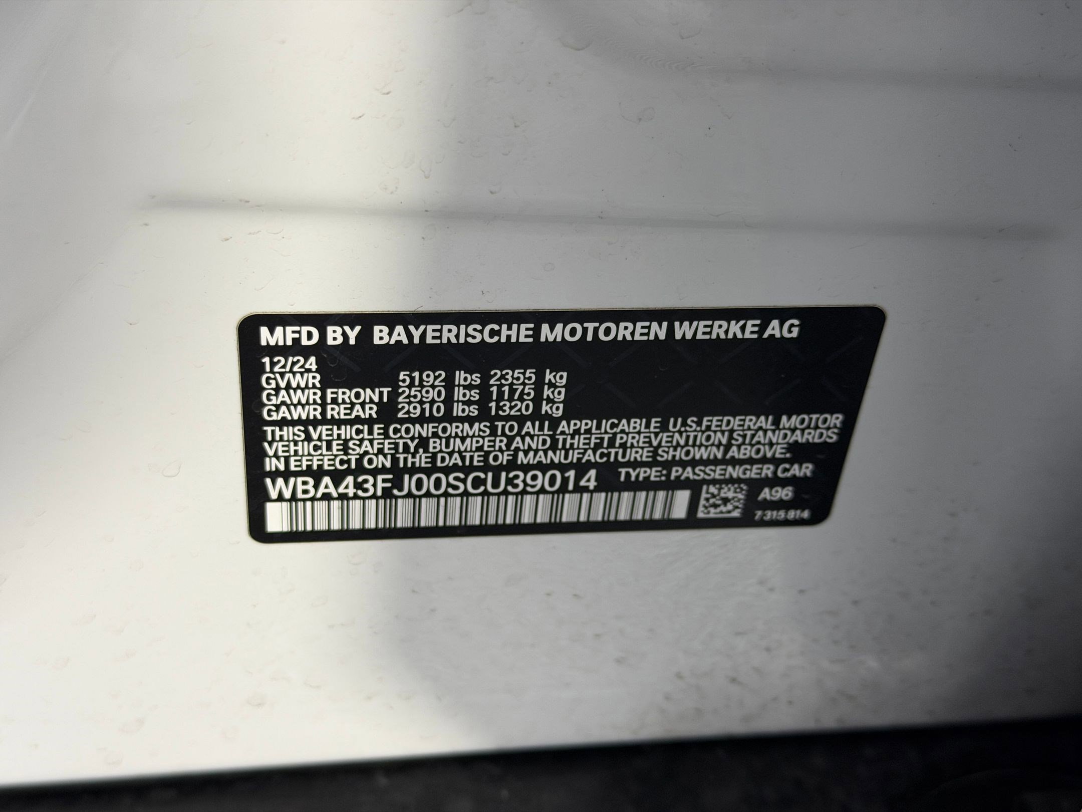 Certified 2025 BMW 530i w/ M Sport Package RWD image 20