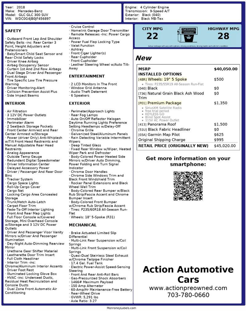 Used 2018 Mercedes-Benz GLC 300 image 2