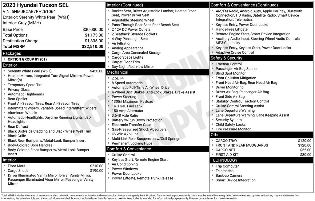 Certified 2023 Hyundai Tucson SEL image 39