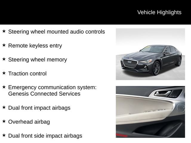 Used 2019 Genesis G70 3.3T Advanced w/ Elite Package image 14