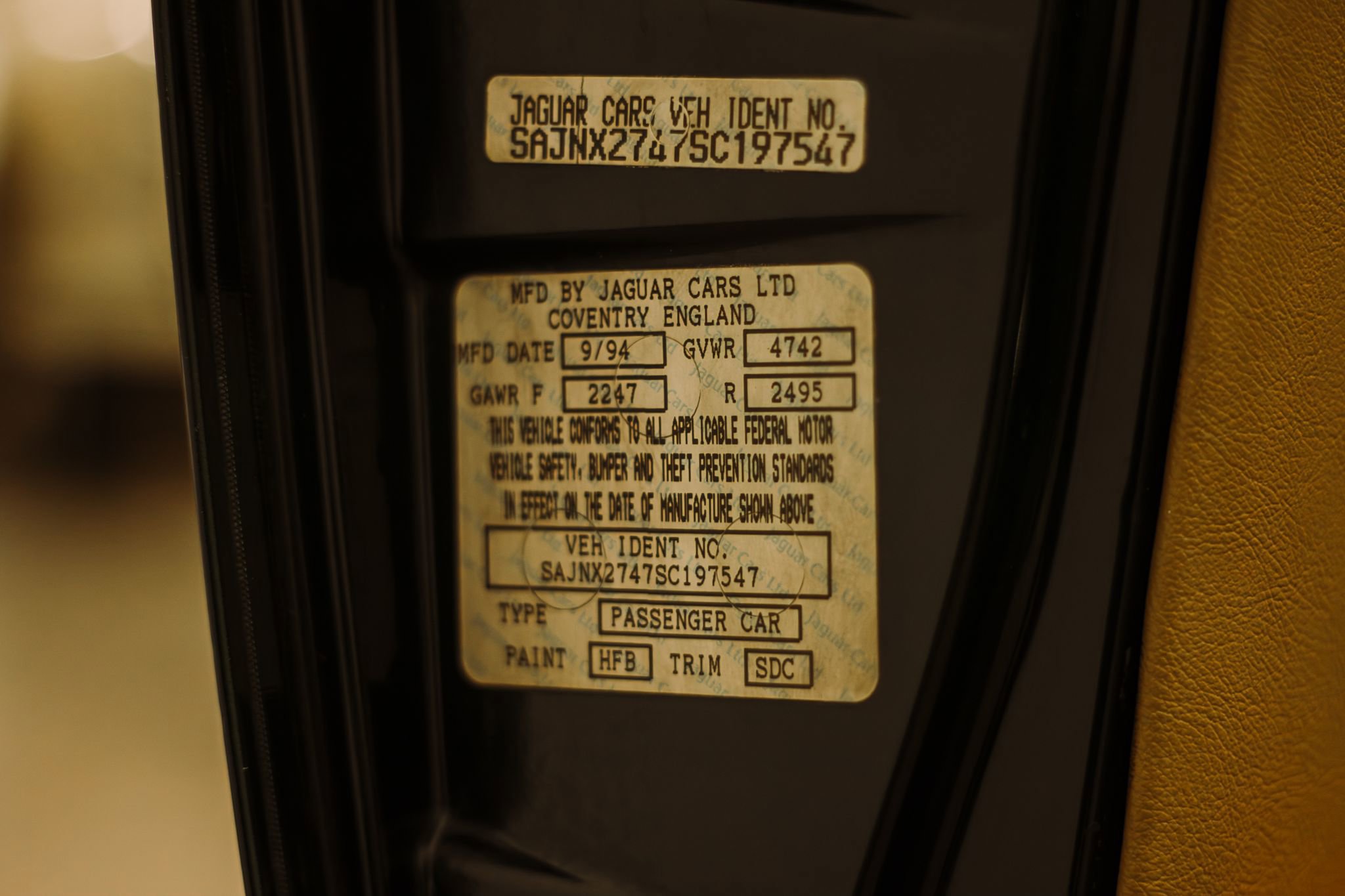 Used 1995 Jaguar XJS 4.0 Convertible image 56